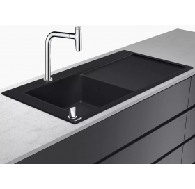 Кухонний комплект мийка із змішувачем Hansgrohe C51-F450-12, хром 43228000
