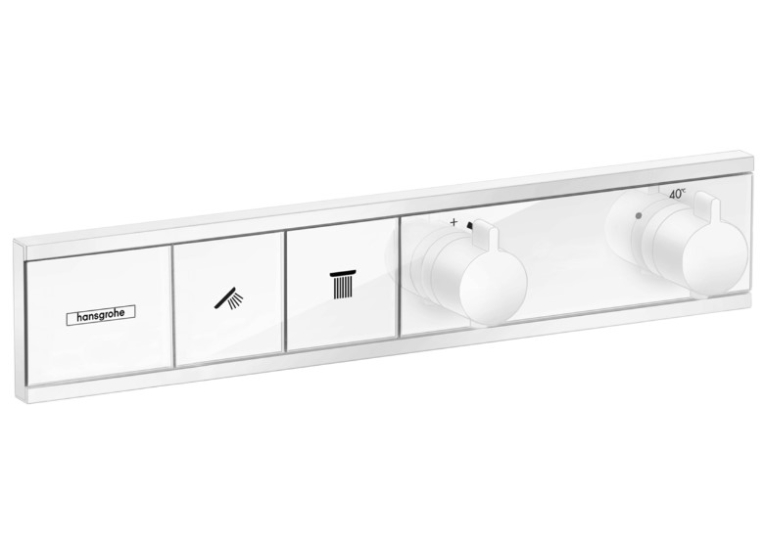 Термостат Hansgrohe RainSelect прихованого монтажу на 2 споживачі Matt White 15380700