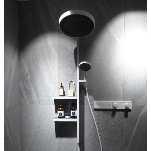 Термостат Hansgrohe RainSelect скрытого монтажа на 2 потребителя Matt White 15380700