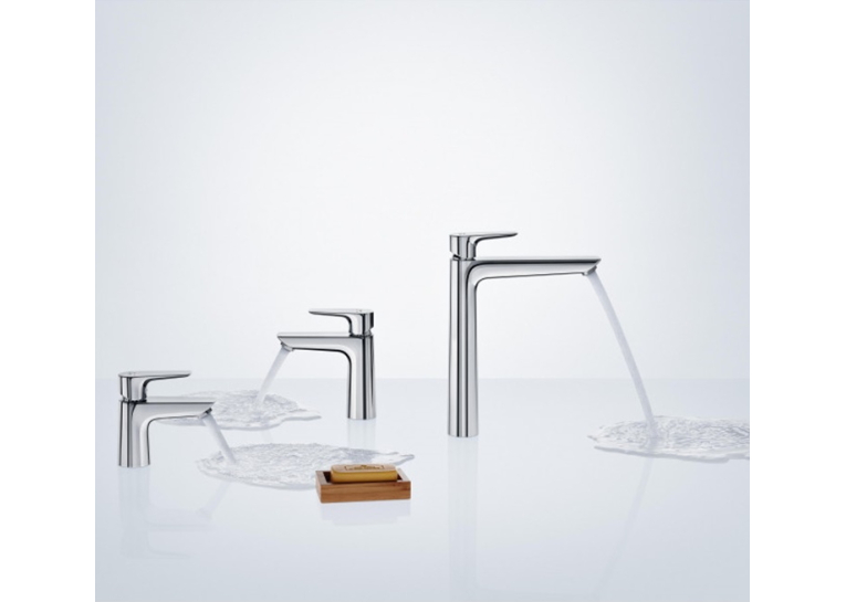 Змішувач для раковини Hansgrohe Talis E 110 CoolStart із донним клапаном pop-up 71713000