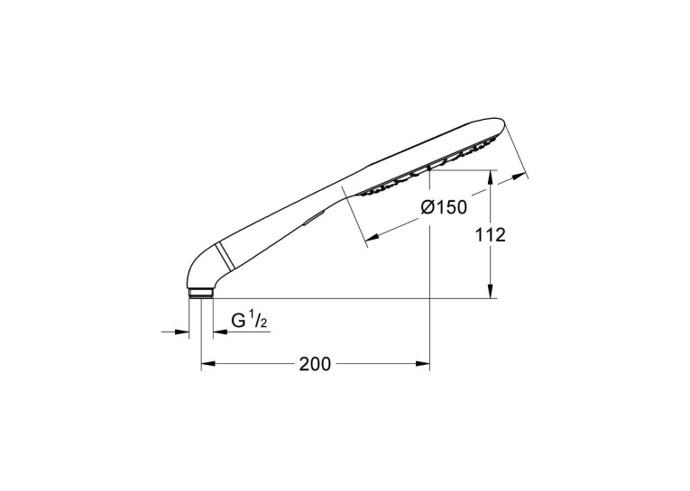 Ручной душ Grohe Rainshower Icon 27276000