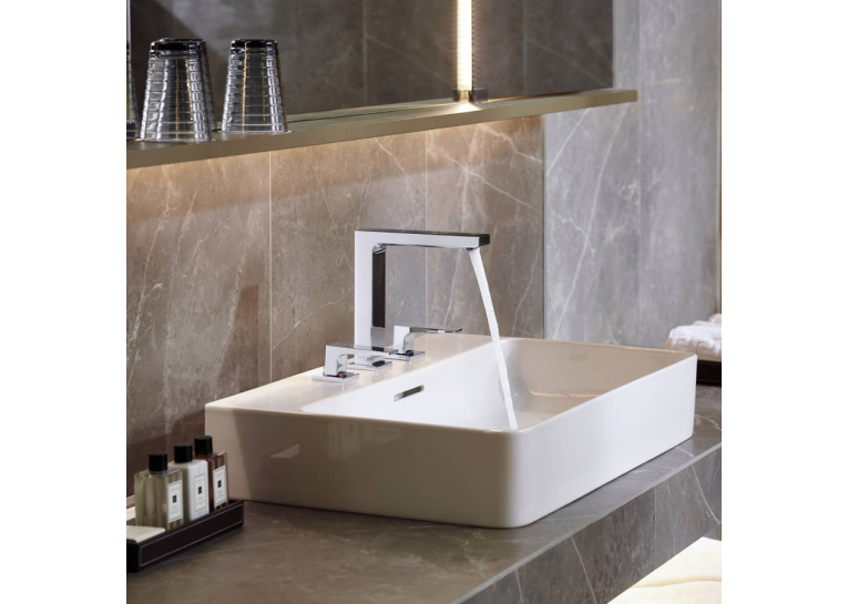 Змішувач для раковини на 3 отвори Hansgrohe Metropol Matt White 32515700