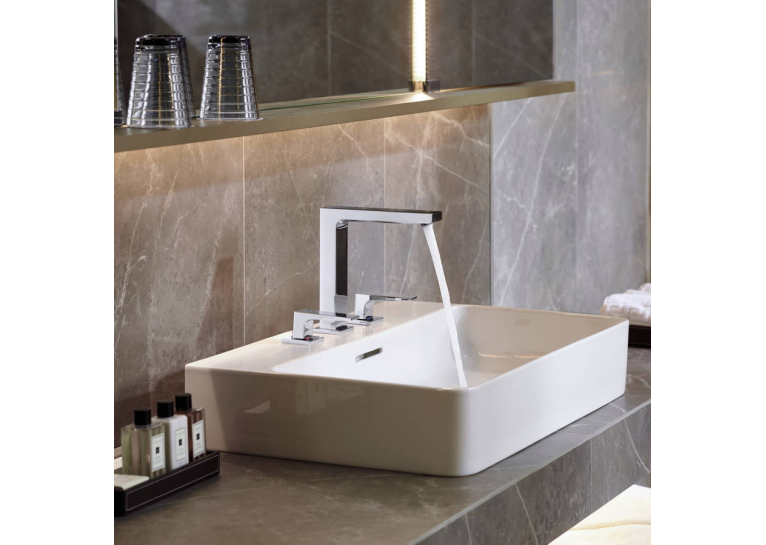 Змішувач для раковини на 3 отвори Hansgrohe Metropol Matt White 32515700