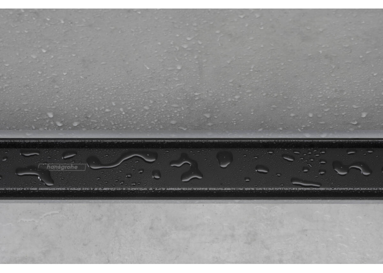 Верхня частина Hansgrohe "RainDrain Match" для каналу 600 мм Matt Black 56036670