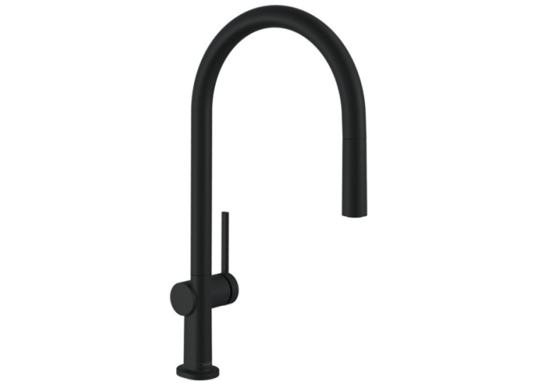 Змішувач Hansgrohe Talis M54 для кухонного миття з висувним душем Matt Black 72802670