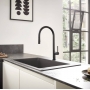 Змішувач Hansgrohe Talis M54 для кухонного миття з висувним душем Matt Black 72802670