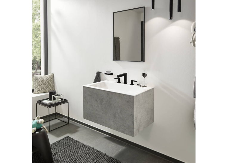 Змішувач Hansgrohe Finoris для раковини, чорний матовий 76033670