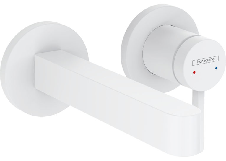 Смеситель Hansgrohe Finoris для раковины, белый матовый 76051700