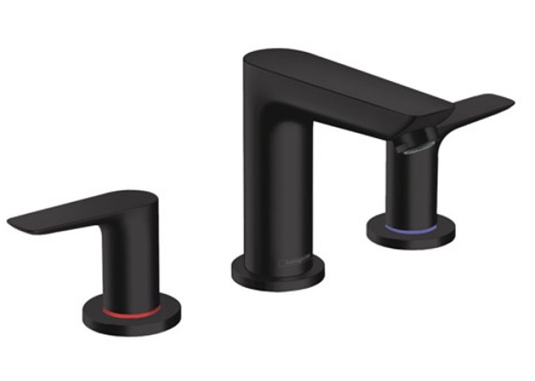 Змішувач для раковини на 3 отвори Hansgrohe Talis E Matt Black 71733670