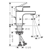 Змішувач для раковини Hansgrohe Vernis Shape CoolStart, хром 71593000