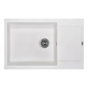 Кухонна мийка Lidz 781x510/200 WHI-01 (LIDZWHI01781510200)