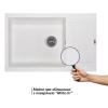  Кухонна мийка Lidz 781x510/200 WHI-01 (LIDZWHI01781510200)