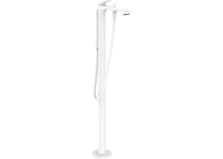Смеситель Hansgrohe Vivenis для ванны напольный, белый матовый 75445700