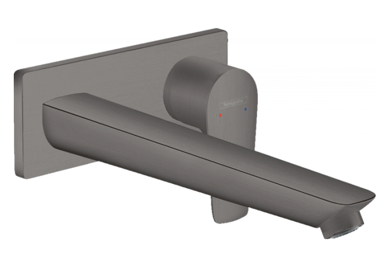 Змішувач для раковини Hansgrohe Talis E настінний Brushed Black Chrome 71734340