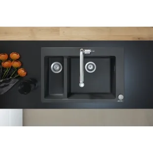 Кухонний комплект мийка із змішувачем Hansgrohe C51-F770-10, хром 43221000
