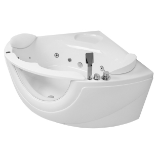 Ванна акриловая гидромассажная Volle угловая 150x150x63cм 12-88-103