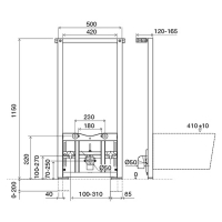 Инсталляция для биде IMPRESE i4310