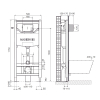 Инсталляция для подвесного унитаза Imprese, i5220OLIpure