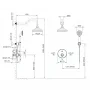 Комплект скрытого монтажа для душа IMPRESE HYDRANT, ZMK031806110