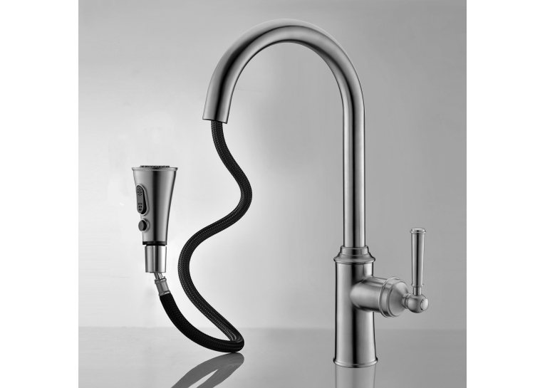  Змішувач для кухні IMPRESE HYDRANT, з висувною лійкою, ZMK031806150