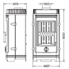 Чавунна піч Invicta CASSINE антрацит 6147-44