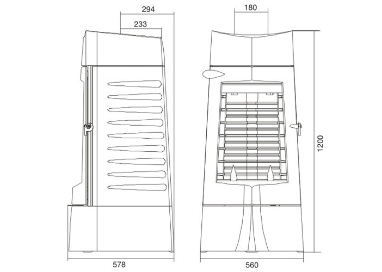 Чавунна піч ARATOS 14 антрацит 6156-44