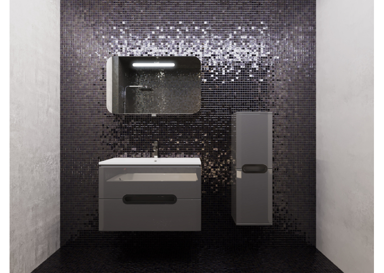 Дзеркальна шафа Ювента Prato PrM-80 біла Prato PrM-80 White