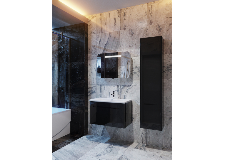 Дзеркальна шафа Ювента Prato PrM-80 біла Prato PrM-80 White