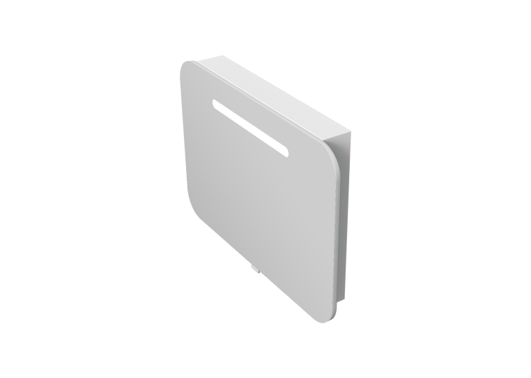 Дзеркальна шафа Ювента Prato PrM-80 біла Prato PrM-80 White