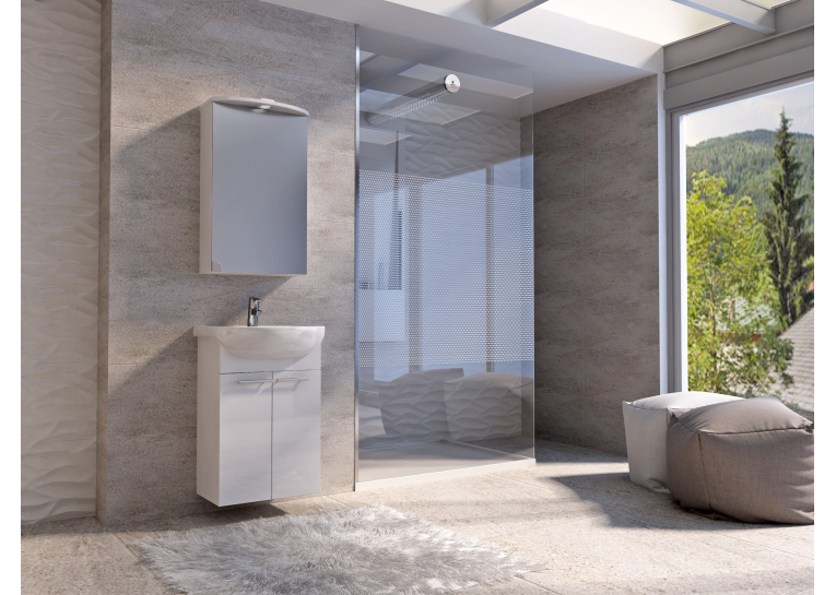 Дзеркальна шафа Ювента Slavuta SlMC1-45 біла Slavuta SlMC1-45 White