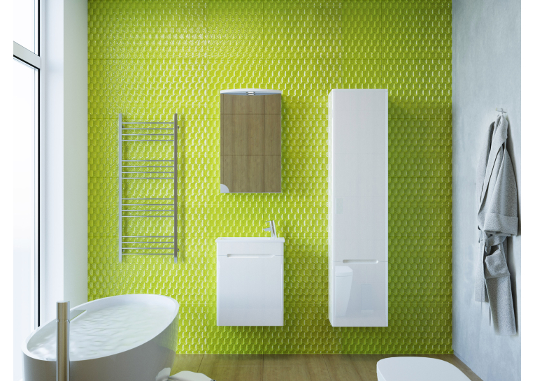 Дзеркальна шафа Ювента Slavuta SlMC1-45 біла Slavuta SlMC1-45 White
