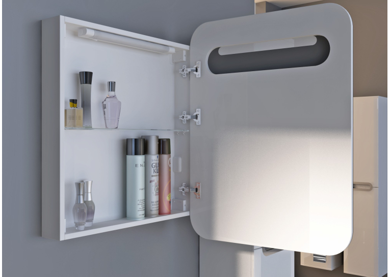 Дзеркальна шафа Ювента Prato PrM-60 біла Prato PrM-60 White