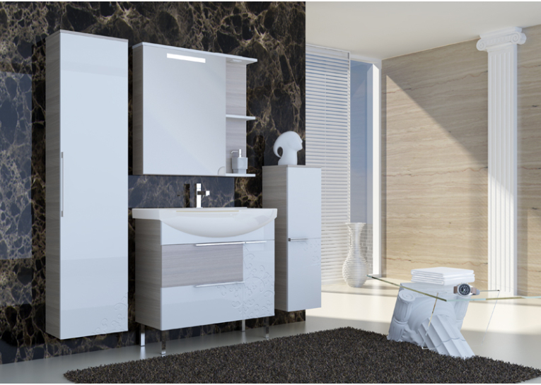 Дзеркальна шафа Ювента Sofia Nova SnMC-95 Grey-Brown