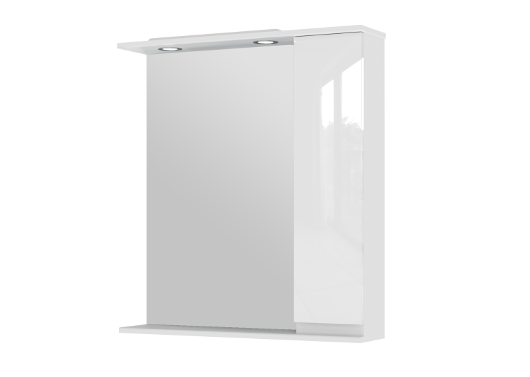 Зеркальный шкаф Ювента Monika MMC3-75 правый белый Monika MMC3-75 Right White