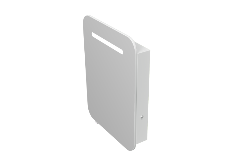 Дзеркальна шафа Ювента Prato PrM-60 біла Prato PrM-60 White