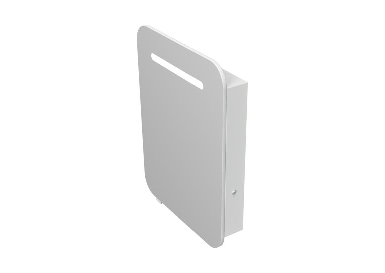 Зеркальный шкаф Ювента Prato PrM-60 белый Prato PrM-60 White