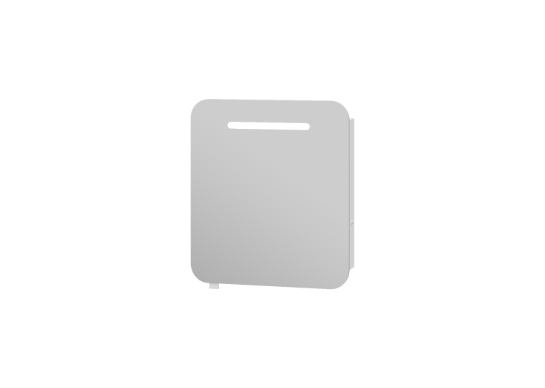 Дзеркальна шафа Ювента Prato PrM-70 біла Prato PrM-70 White