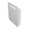 Дзеркальна шафа Ювента Prato PrM-70 біла Prato PrM-70 White