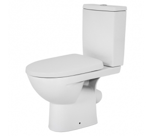 Унітаз-компакт Kolo STATUS кос, 3/6, ниж.під.+сидіння дюропласт, softclose, Click2Clean 2395050UA