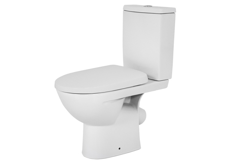 Унитаз-компакт Kolo STATUS кос, 3/6, ниж.под.+сиденья дюропласт, softclose, Click2Clean 2395050UA