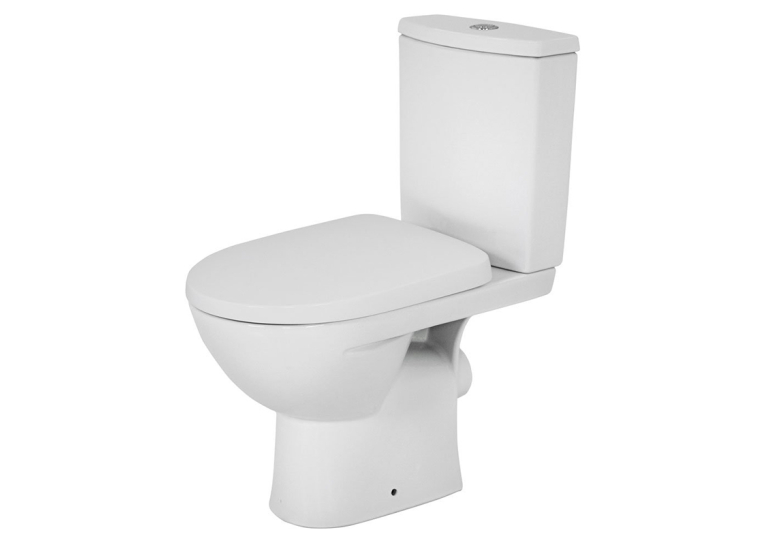 Унітаз-компакт Kolo STATUS гор, 3/6, ниж.під.+сидіння дюропласт,softclose Click2Clean 2395250UA