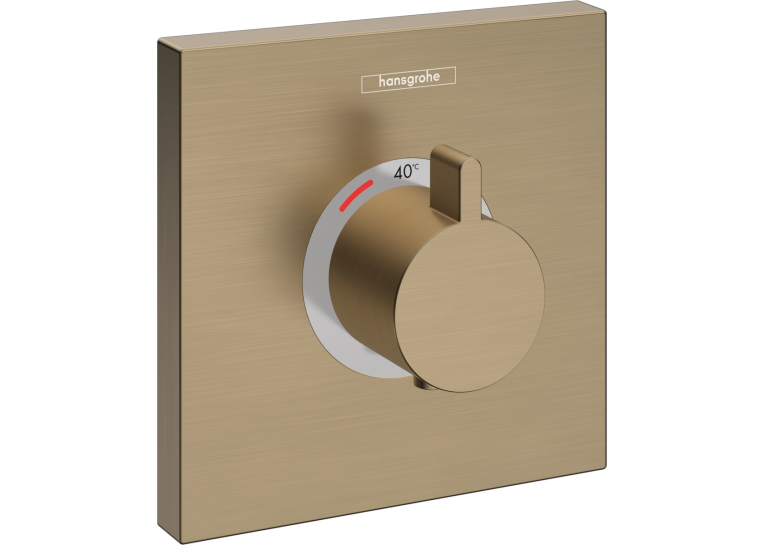 Термостат скрытого монтажа Hansgrohe ShowerSelect Highﬂow Brushed Bronze 15760140