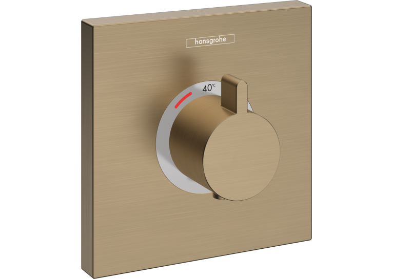Термостат скрытого монтажа Hansgrohe ShowerSelect Highﬂow Brushed Bronze 15760140