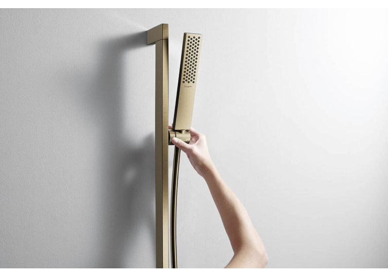 Ручний душ Hansgrohe Pulsify E 100 1jet EcoSmart+ Brushed Bronze (24321140) (Пошкоджене пакування)