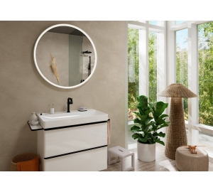Смеситель Hansgrohe Tecturis S 150 Fine CoolStart для умывальника, Matt Black (73340670)