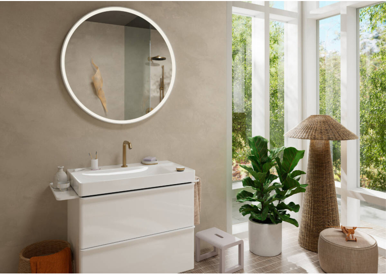 Змішувач Hansgrohe Tecturis S 150 CoolStart на 2 отвори для умивальника, Brushed Bronze (73353140)