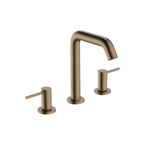 Змішувач Hansgrohe Tecturis S для умивальника на 3 отвори, Brushed Bronze (73330140) (Пошкоджене пакування)