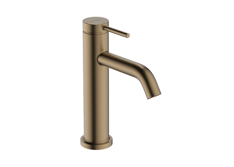 Смеситель Hansgrohe Tecturis S 110 CoolStart для умывальника без донного клапана, Brushed Bronze (73312140) (Повреждённая упаковка)
