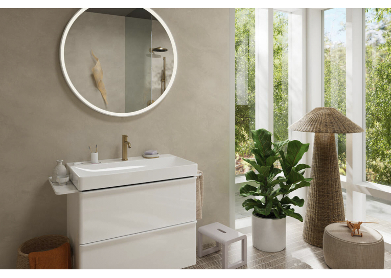 Смеситель Hansgrohe Tecturis S 110 CoolStart для умывальника без донного клапана, Brushed Bronze (73312140) (Повреждённая упаковка)