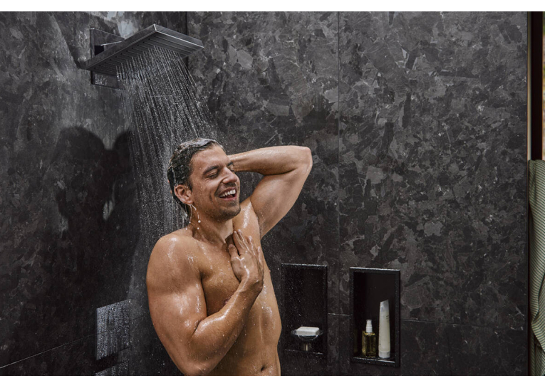 Верхній душ Hansgrohe Pulsify E 260 2jet EcoSmart з тримачем, Chrome (24351000)